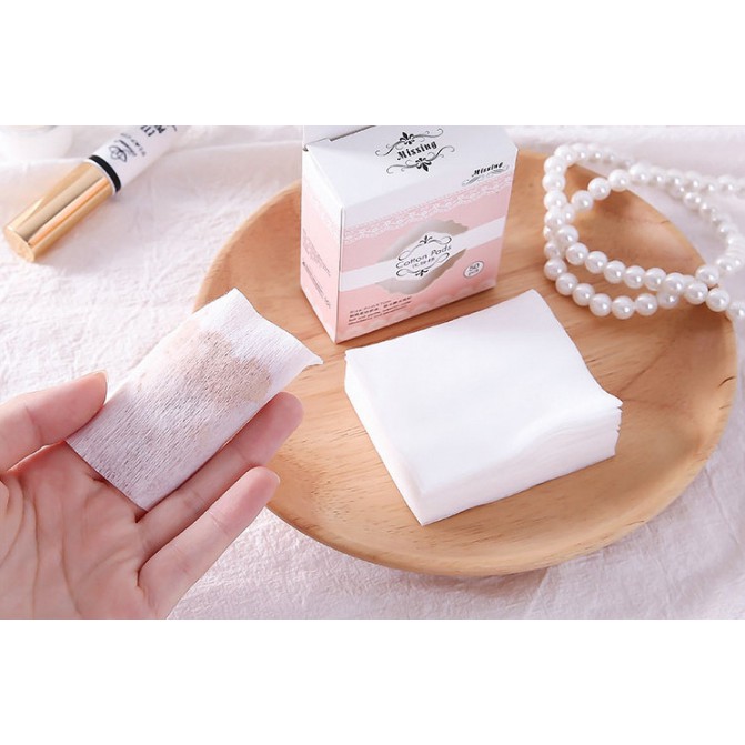[Xả kho] Hộp bông tẩy trang 50 miếng
