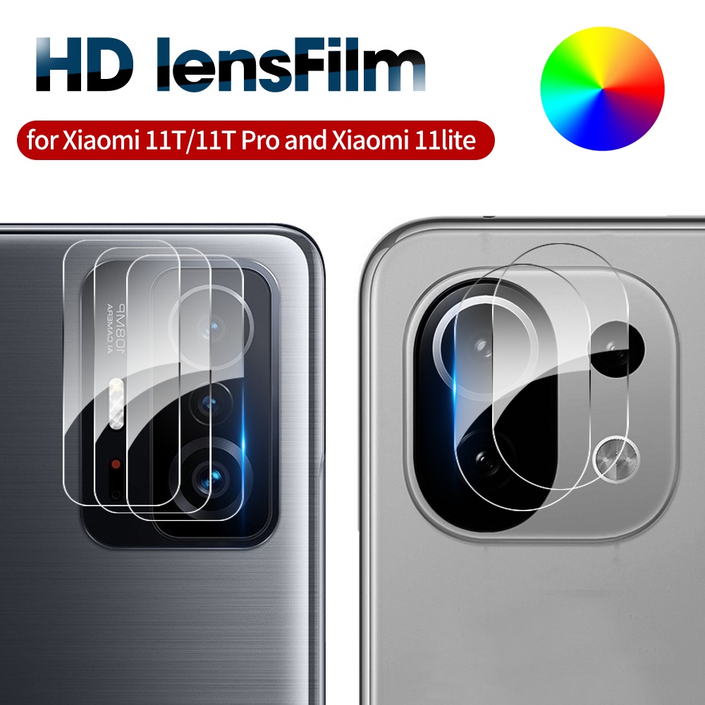 Kính Cường Lực 9H Chống Trầy Xước Bảo Vệ Ống Kính Máy Ảnh Sau Cho Xiaomi 11T / 11TPro / 11Lite /