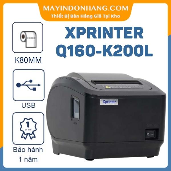 Máy in hóa đơn tính tiền Xprinter Q160L / Xprinter K200L USB