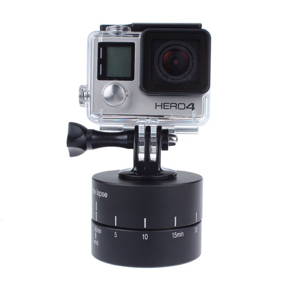 ĐẾ CHỤP ẢNH TIMELAPSE 60 PHÚT QUAY 360 ĐỘ CHO GOPRO, SJCAM, XIAOMI, ĐIỆN THOẠI...