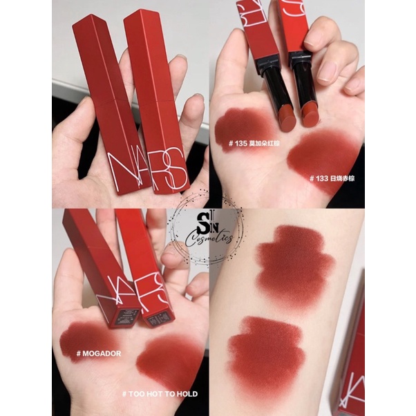 🔥NEW🔥 Son Nars mới - nars powermatte lipstick 101, 102, 133, 135