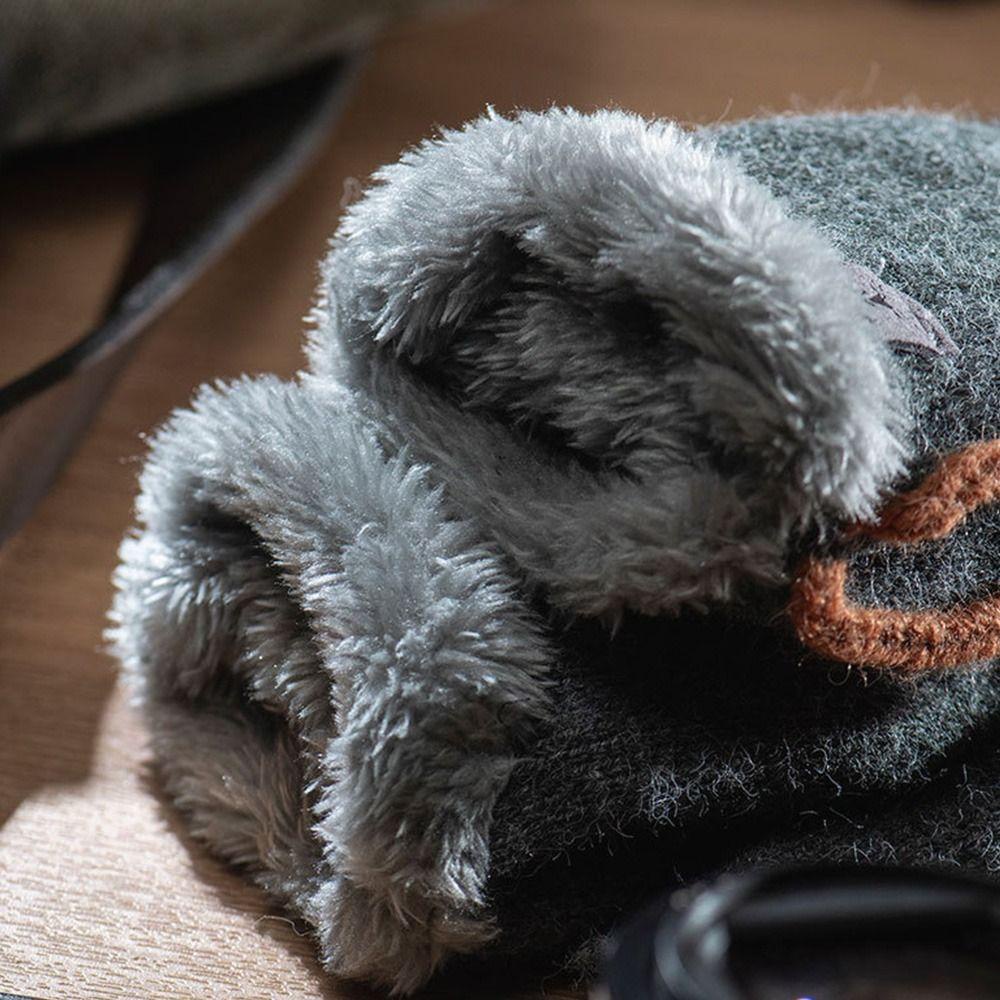 Găng Tay Lông Nhung Hở Ngón Chống Lạnh Có Thể Sử Dụng Màn Hình Cảm Ứng