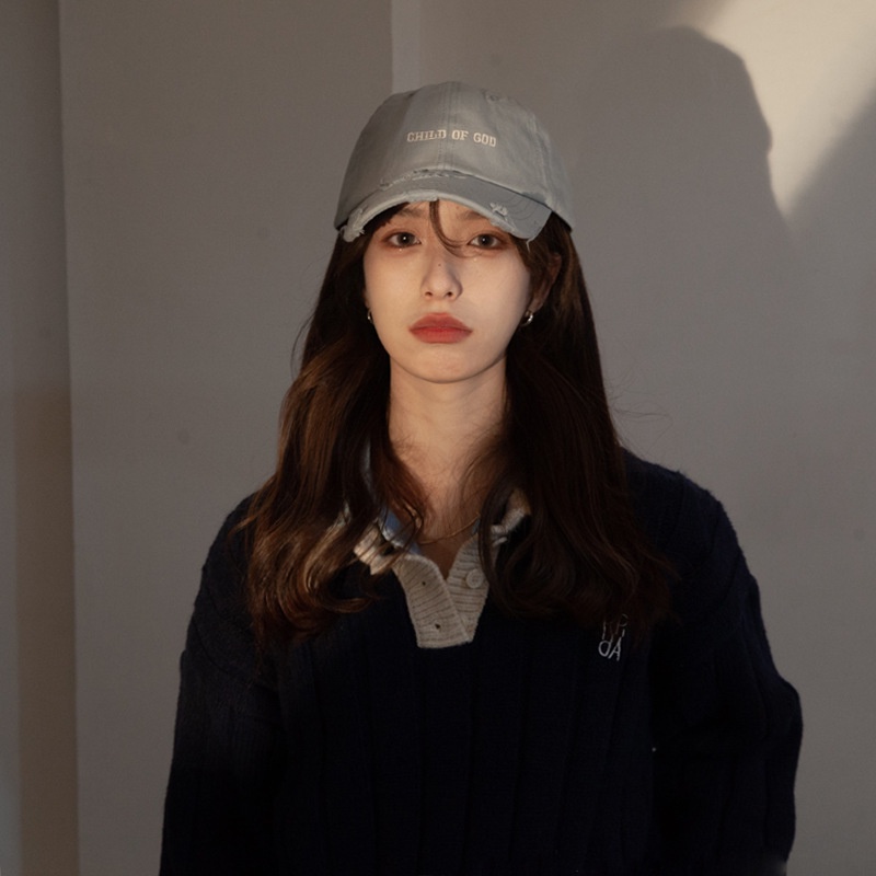 Mũ lưỡi trai nam nữ KOMI nón kết lưỡi trai rách unisex phong cách trẻ trung cá tính