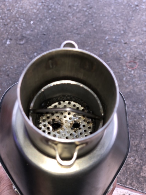 Tiêu giảm thanh bỏ trong pô lon inox 304