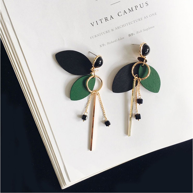 Bông tai gỗ dễ thương BT162 Hàn Quốc