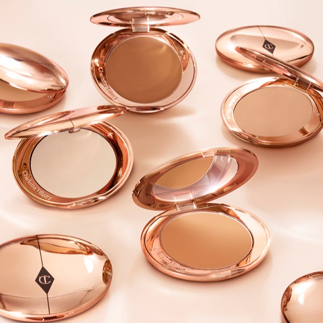 CHARLOTTE TILBURY Phấn Phủ Dạng Bột Charlotte Che Khuyết Điểm Kiềm Dầu Lâu Trôi Chống Nước 8g