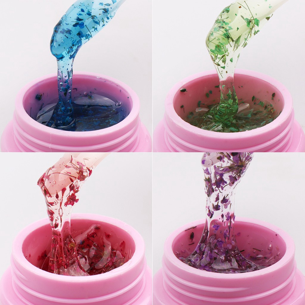 Gel sơn móng tay UV dung tích 8ml kiểu hoa khô tự nhiên
