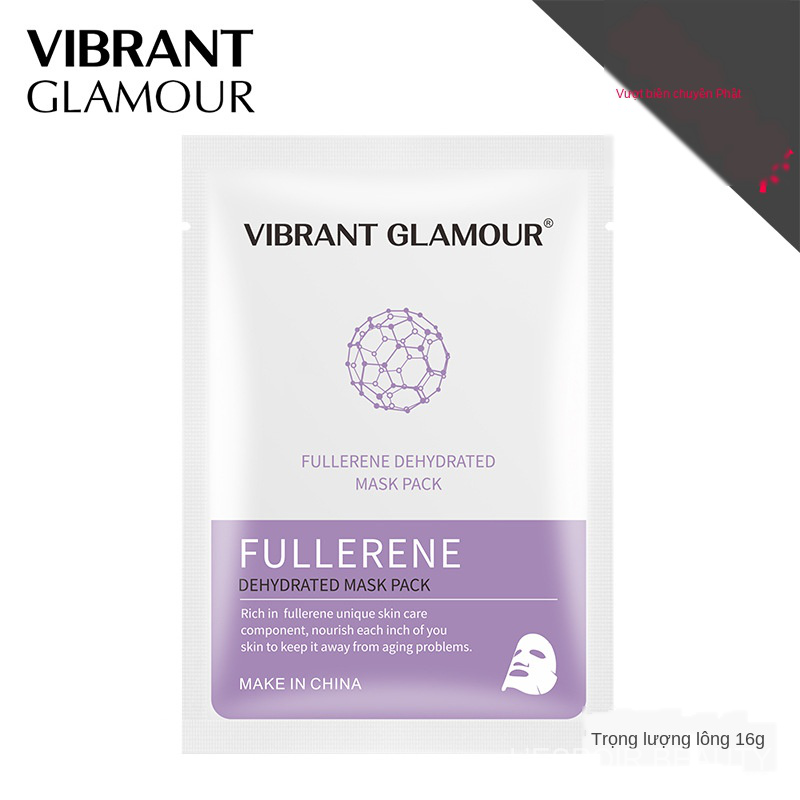 Mặt nạ khô VIBRANT GLAMOR Fullerene oligopeptide dạng bột đông khô giữ ẩm và giảm vết thâm mụn