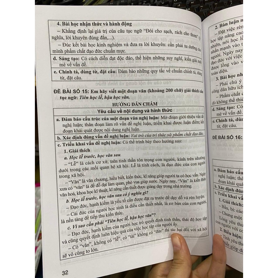 Sách-Hướng dẫn viết và dàn ý các đoạn văn nghị luận xã hội Ngữ Văn 7 khoảng 200 chữ -dùng chung cho các bộ SGK hiện hành