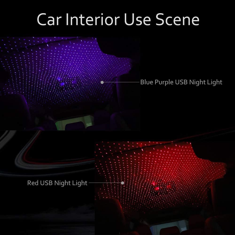 Đèn LED Tạo Hiệu Ứng Bầu Trời Đầy Sao Cho Xe Hơi