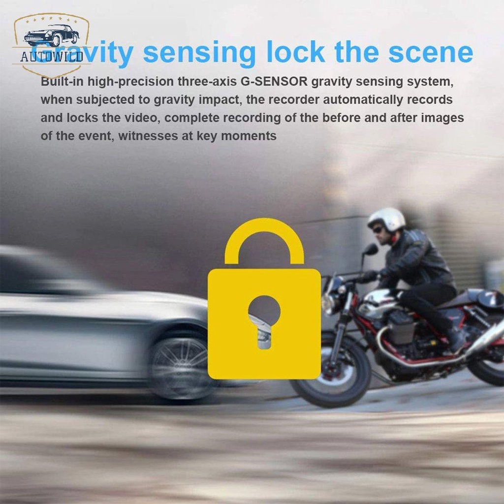 Máy Quay Hành Trình Phía Trước + Sau Cho Xe Mô Tô Se300 | BigBuy360 - bigbuy360.vn