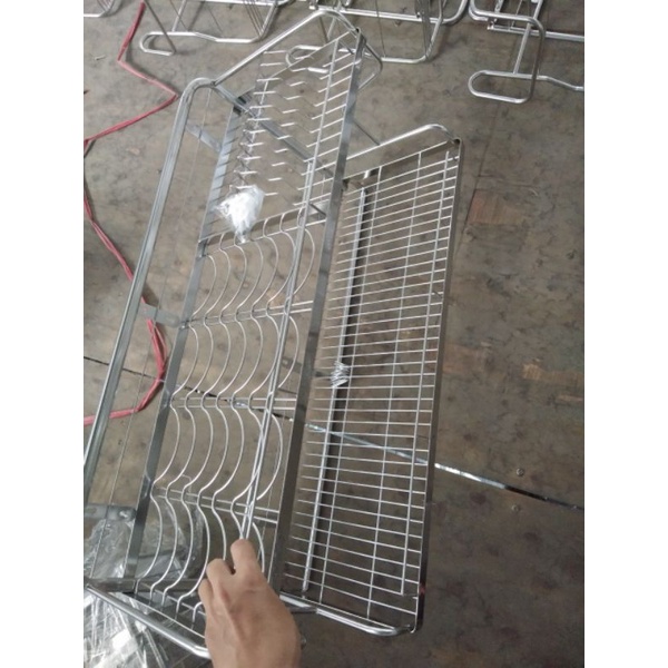 Kệ úp chén inox 304 loại 2 tầng đủ size