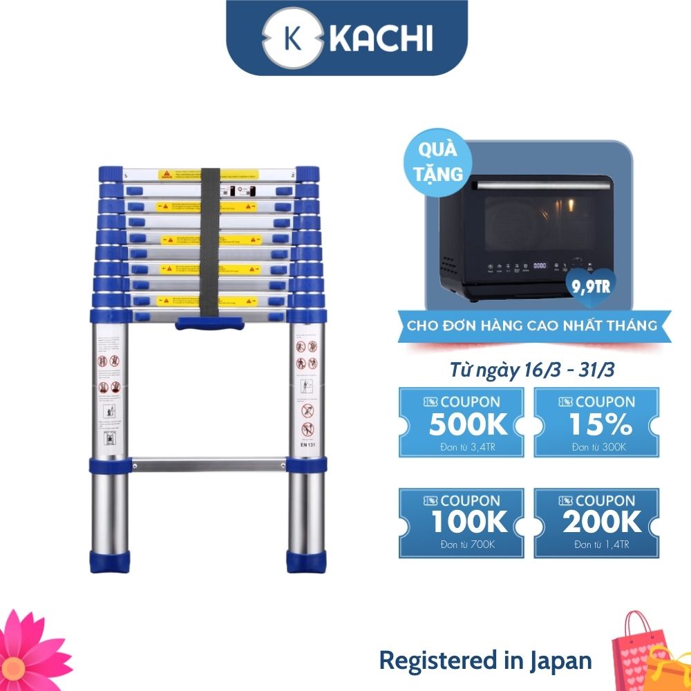 Thang Nhôm Rút Kachi MK236 3.2M - KM từ 1-15/3