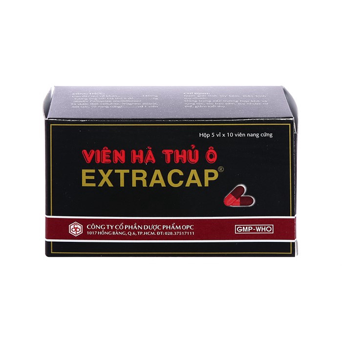 Viên Hà Thủ Ô EXTRACAP Hộp 50 viên