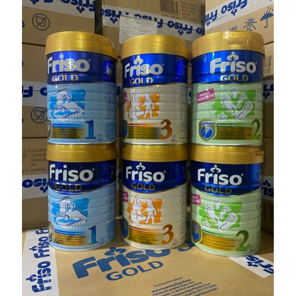 Sữa FRISO Nga đủ số 1,2,3,4 (400g và 800g) Date mới, Chất lượng đảm bảo