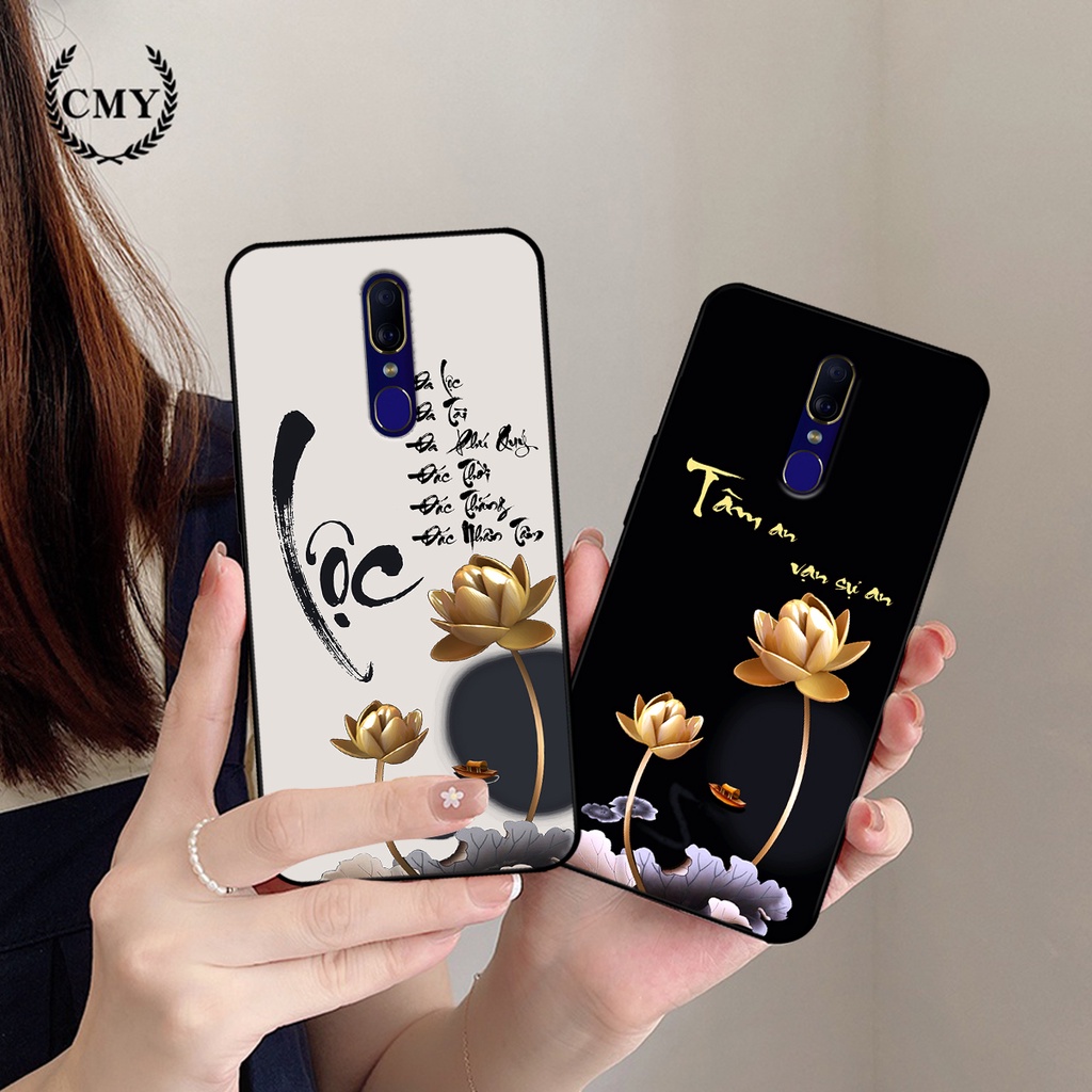 Ốp lưng Oppo F11 / Oppo F11 Pro in hình phong cách chữ thư pháp cha mẹ, tài lộc