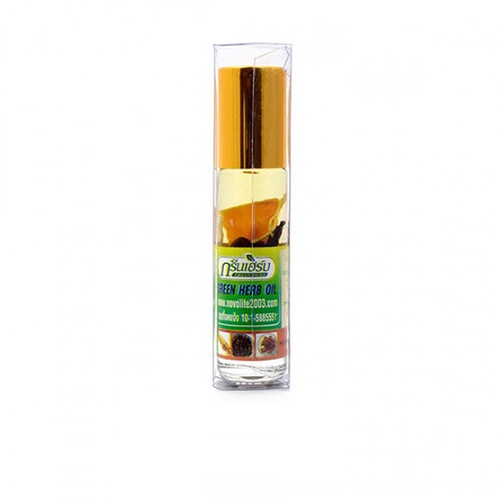 Dầu Lăn Thảo Dược Nhân Sâm Green Herb Oil 8ml Thái Lan