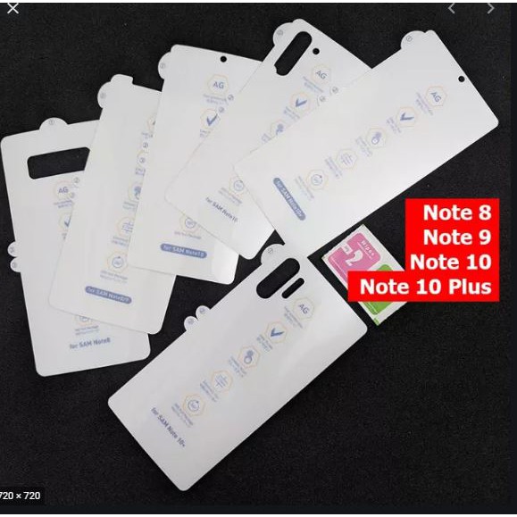 Miếng dán PPF AG nhám chống vân tay cho Samsung Note 10/ Note 10 Plus