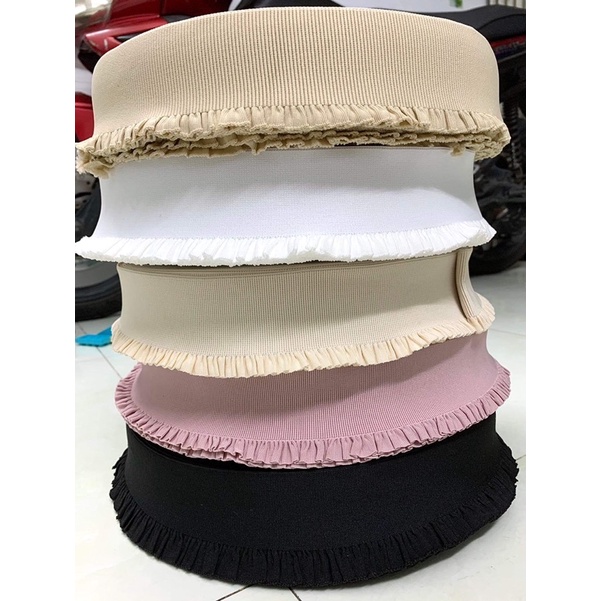 Thun bèo 1 biên, bảng rộng 6cm, thun mềm mịn, hợp thời trang, dùng may lưng đầm, váy...9