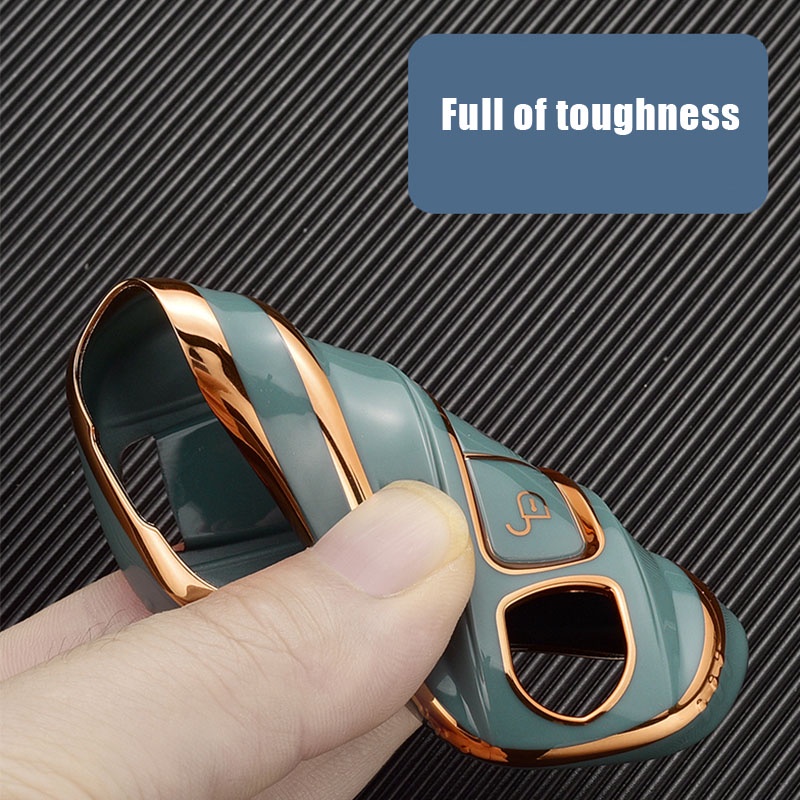 Vỏ TPU Bảo Vệ Chìa Khóa Cho Xe Hơi Porsche Macan Boxser 911 Macan Boxser