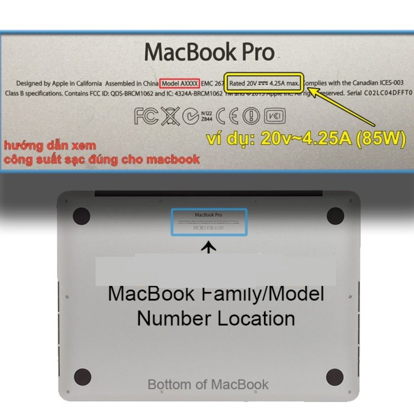 Sạc Macbook A1719 - Macbook Pro 15 Inch 2016 2017 2018 2019 87W USB-C | BigBuy360 - bigbuy360.vn