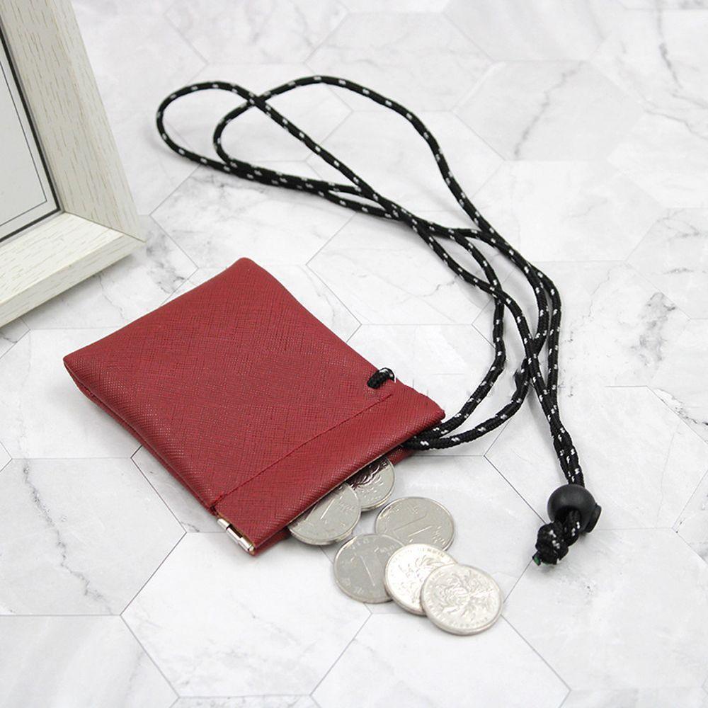 Túi Da PU Mini Đựng Tai Nghe CLEOES Có Dây Đeo