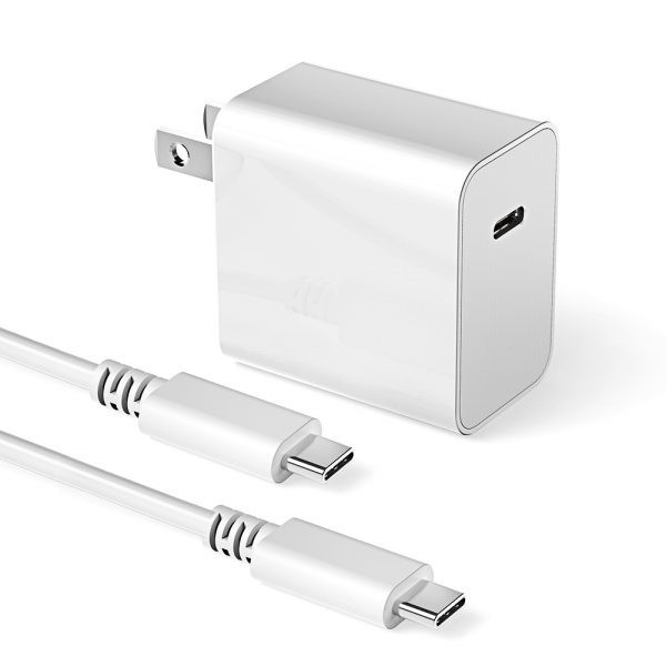 Bộ củ sạc Adapter + cáp chuẩn USB-C Huntkey 30W USB-C cho thiết bị di động, điện thoại Nhập khẩu CHÍNH HÃNG BH 24 tháng