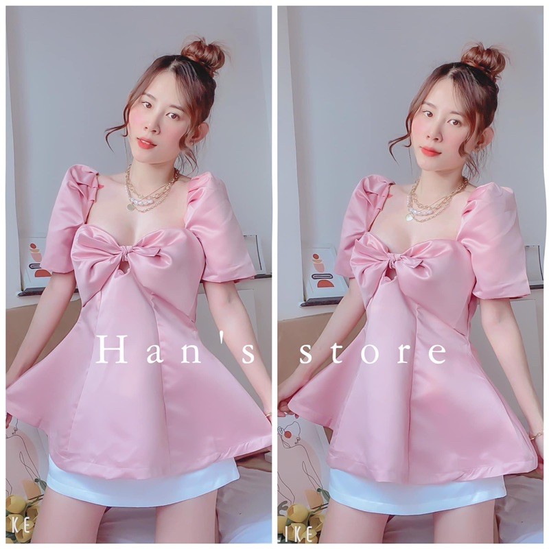 ÁO NƠ CỘT XINH XẮN (Ảnh Thật)