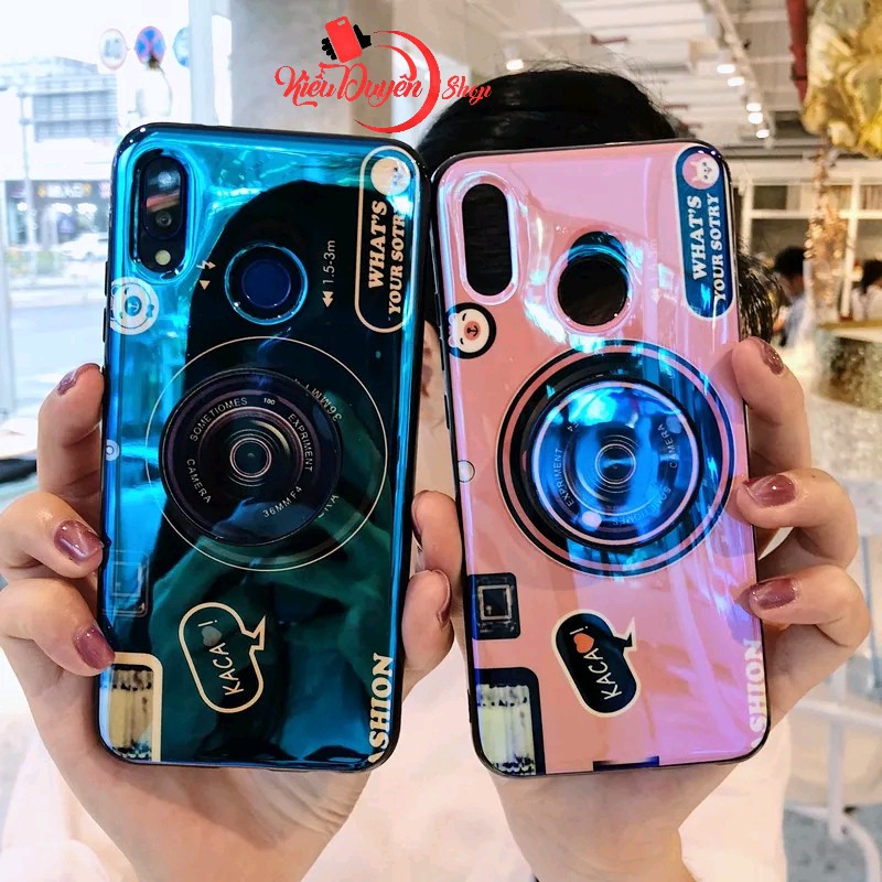 Ốp lưng hình máy ảnh iPhone tặng kèm Popsocket n02