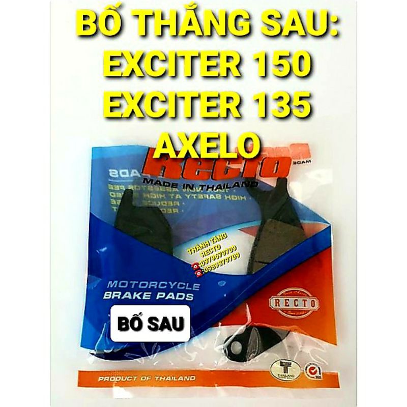 BỐ THẮNG SAU EXCITER 150/EXCITER 135/AXELO CÔN TAY