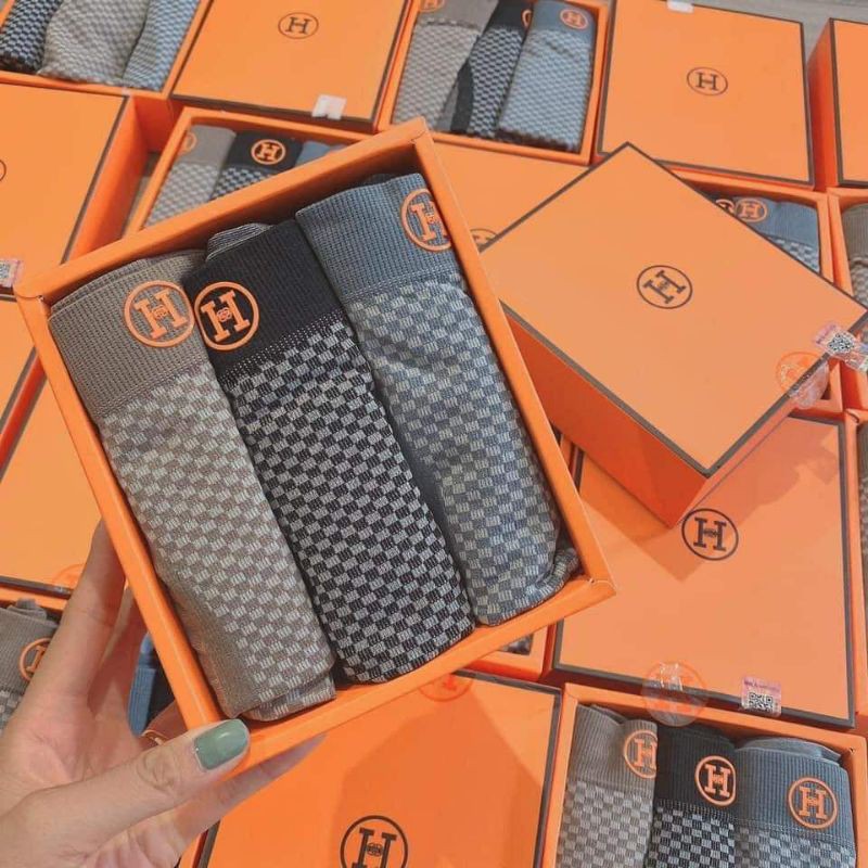 Combo 3 Quần sịp đùi nam chất cotton dày dặn  thông hơi co dãn 4 Chiều