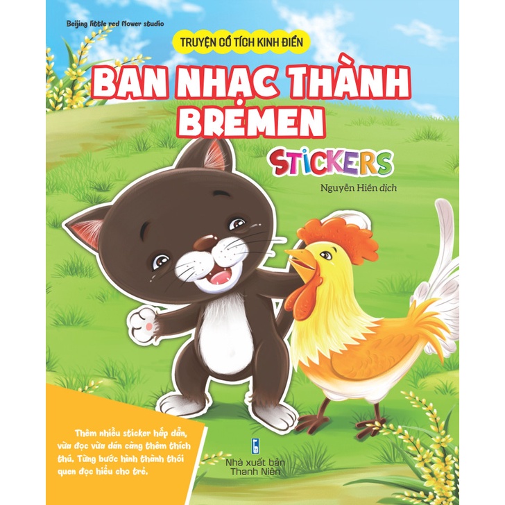 Sách Truyện cổ tích kinh điển: Những nhạc sĩ thành Bremen stickers - ndbooks