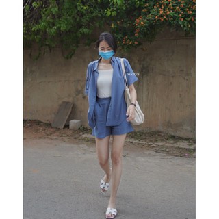 set somi short linen 4188