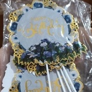 Set 10 Túi Thẻ Cắm Happy Birthday