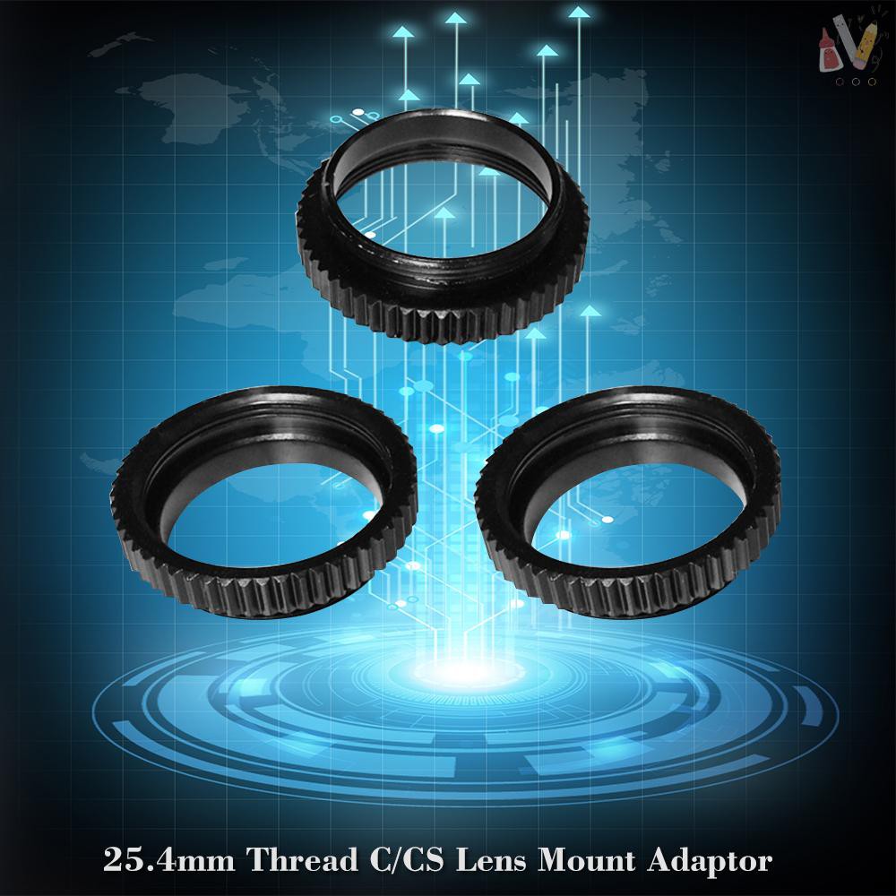 Set 3 Vòng Chuyển Đổi Ống Kính 5mm C Sang Cs 25.4mm Cho Cctv Camera An Ninh | BigBuy360 - bigbuy360.vn