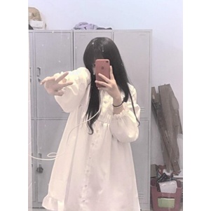Váy/Đầm Loli trắng Nhật Bản  váy đầm công chúa,dự tiệc, tiểu thư, nàng thơ, sang chảnh