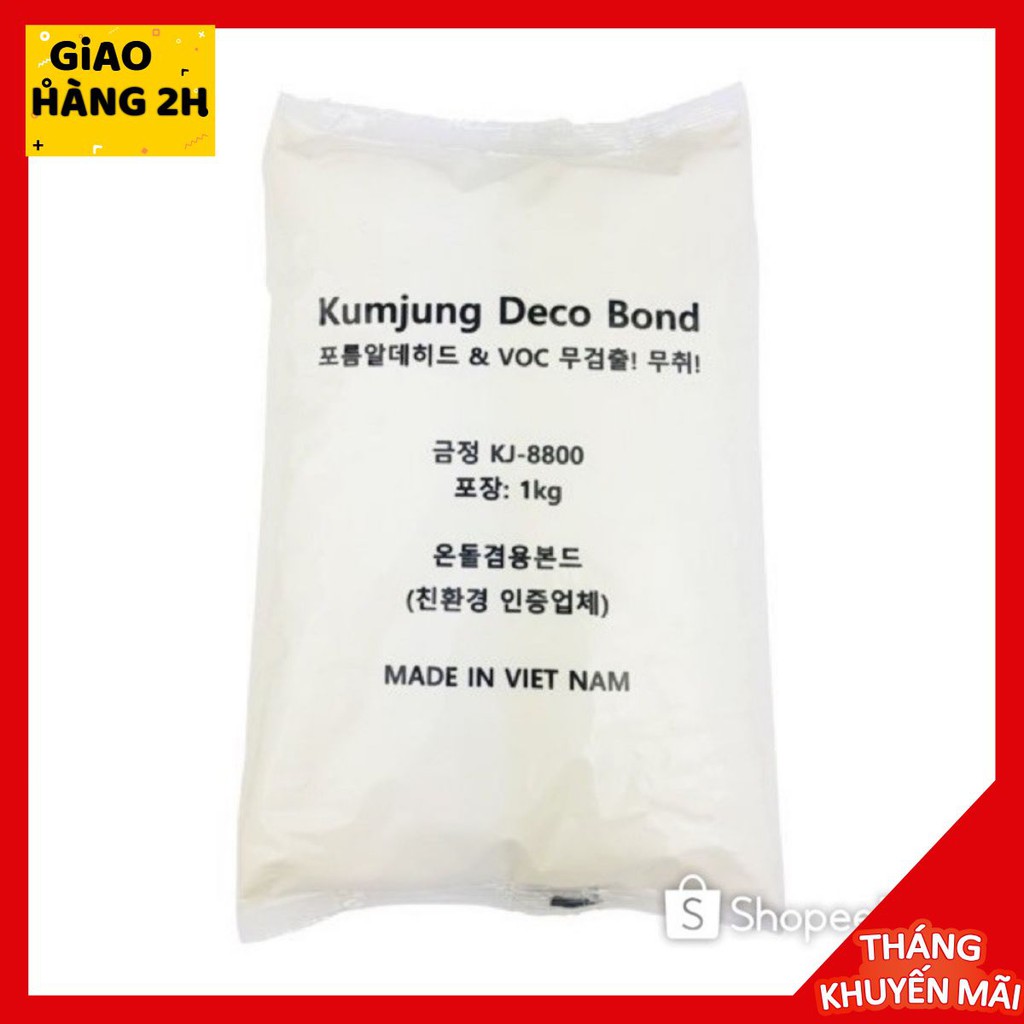 (1 Kg) Keo dán sàn nhựa, sàn vinyl (pvc) KJ 8800, dán simili