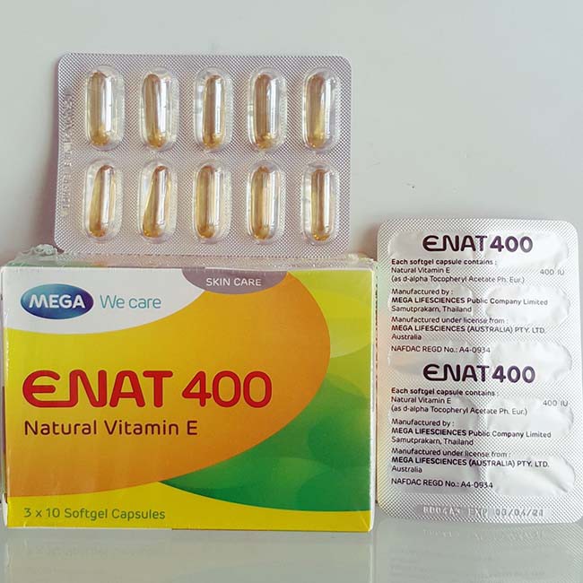 ENAT NATURAL VITAMIN E CREAM - VIÊN UỐNG ĐẸP DA - GIÁ TỐT