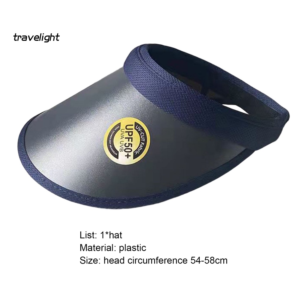 (Travelight) Mũ Vành Tròn Màu Trơn Che Nắng Chống Tia UV Và Mồ Hôi Cho Nữ