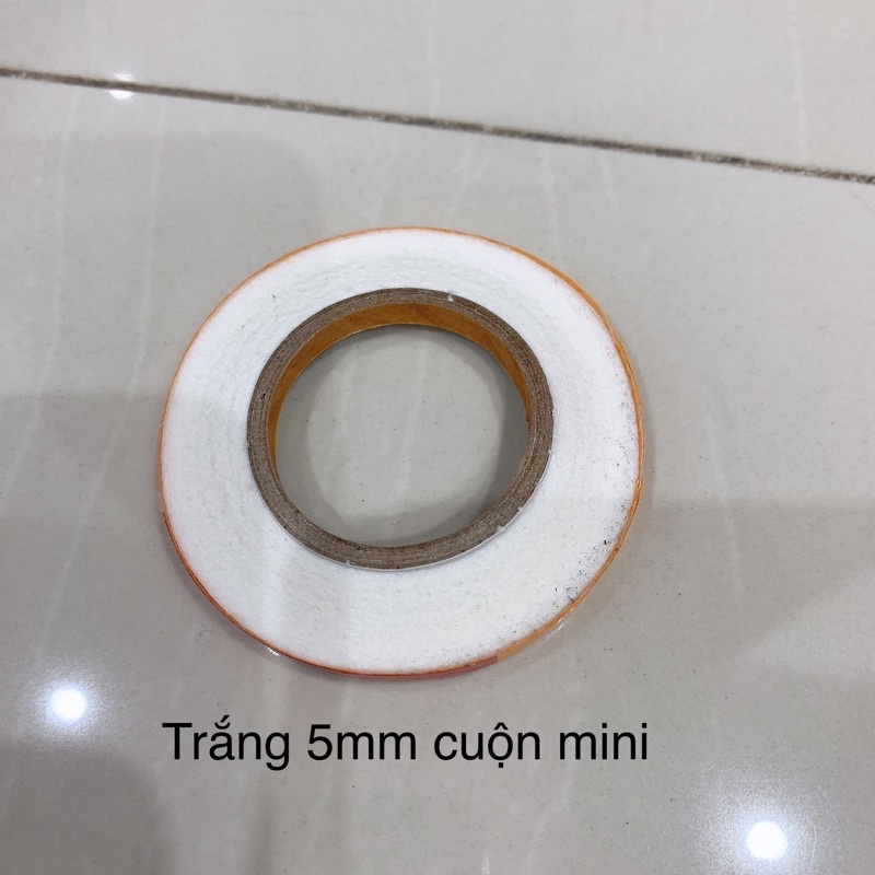 Cuộn mếch (keo) chống bai bản 6mm 10mm đen trắng