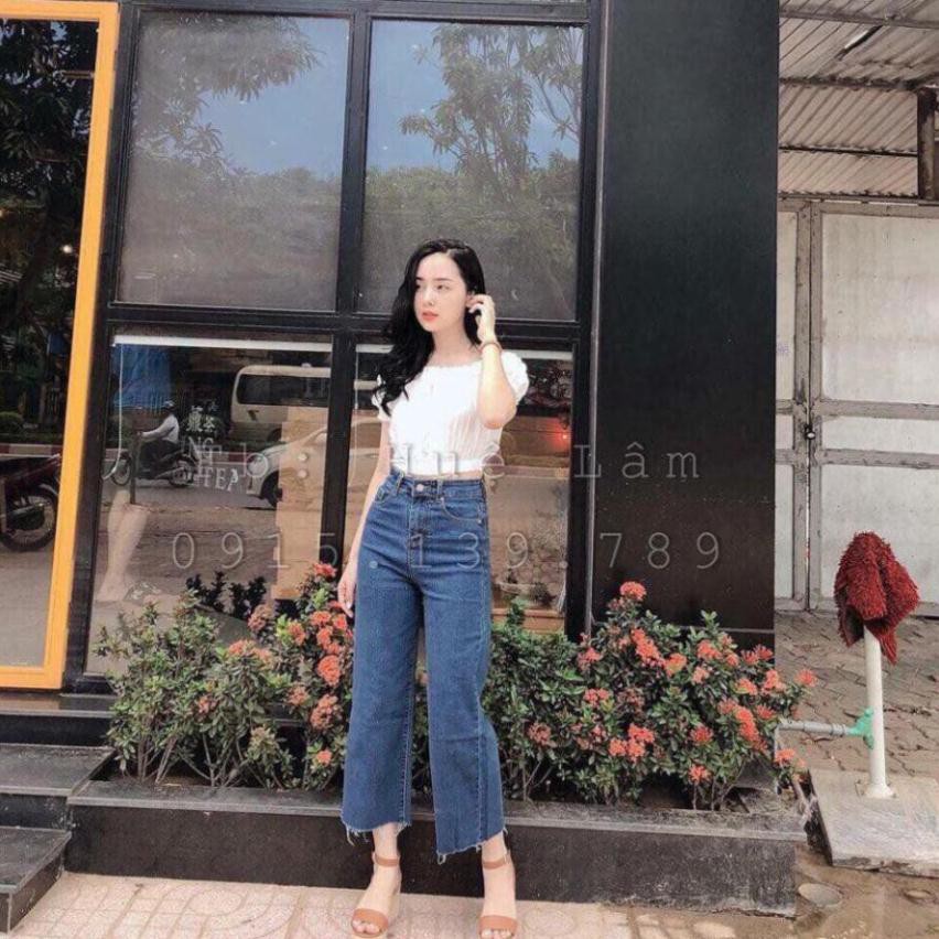 Quần jeans ống RỘNG 2 màu (ảnh thật, video)