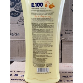 Sữa tắm E100 Silky và Rose 1,2L (Có 2 Mầu Như Hình)