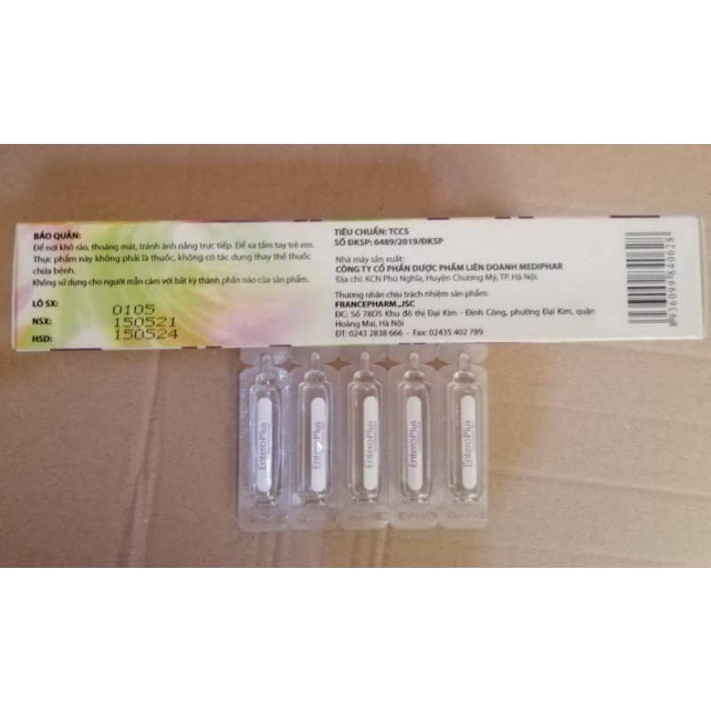 Men nước Enter Plus giúp cân bằng hệ vi sinh đường ruột.