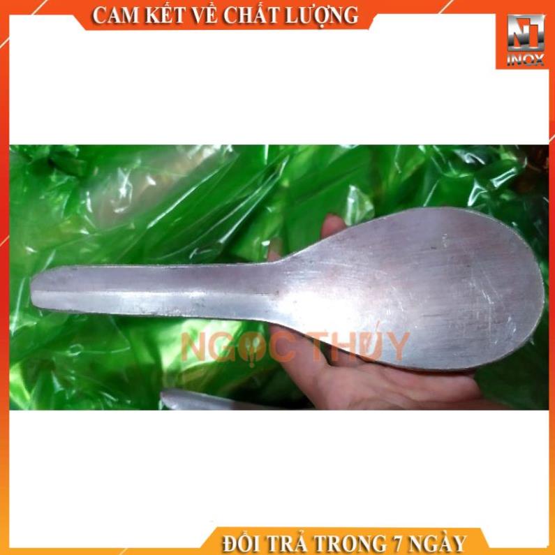 Vá nhôm dày múc tàu hủ,múc cơm