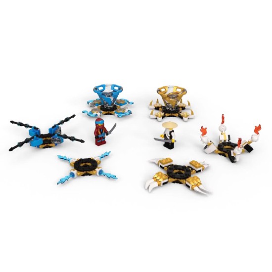 LEGO NINJAGO CON QUAY LỐC XOÁY NƯỚC VÀ LỐC XOÁY TỐI THƯỢNG - SẢN PHẨM LEGO CHÍNH HÃNG.