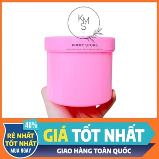 Hủ nhựa đựng kem 500g màu hồng