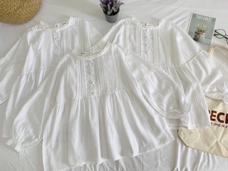 ÁO BABYDOLL THÔ TAY BỒNG (ảnh thật / sẵn)