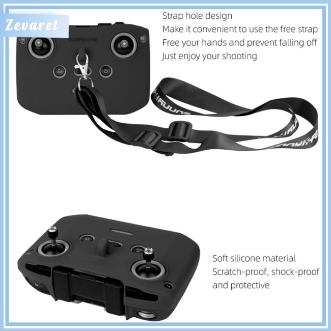 Vỏ Silicon Bảo Vệ Điều Khiển Từ Xa Kèm Dây Đeo Bảo Vệ Cho DJI Mavic Air 2