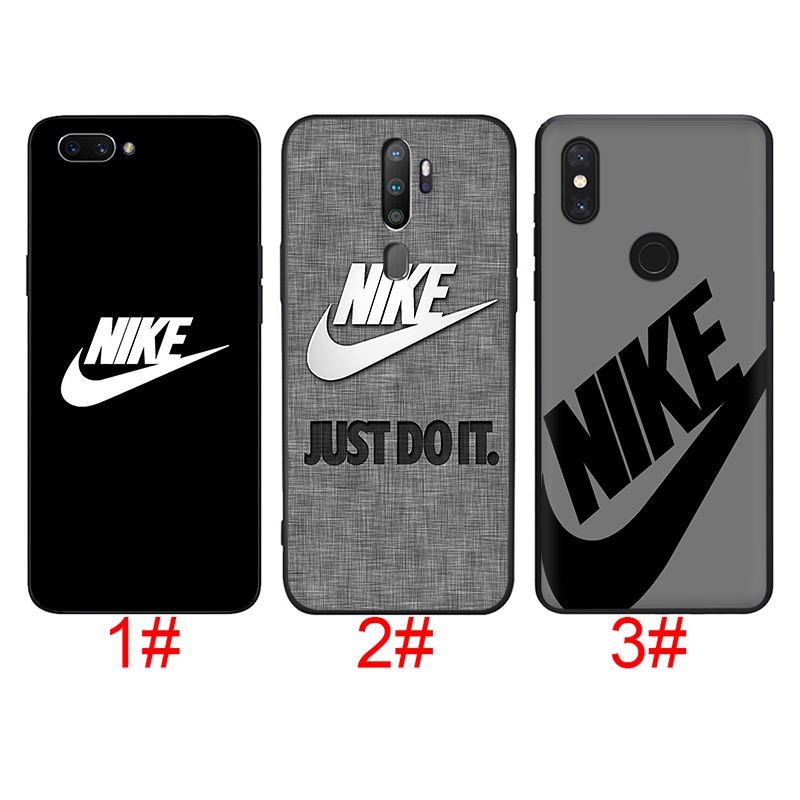 Ốp điện thoại dẻo họa tiết logo nike cho REALME C2 C3 2 3 5 6 PRO 5I 5S X LITE Q XT X2 X50 A5 C85