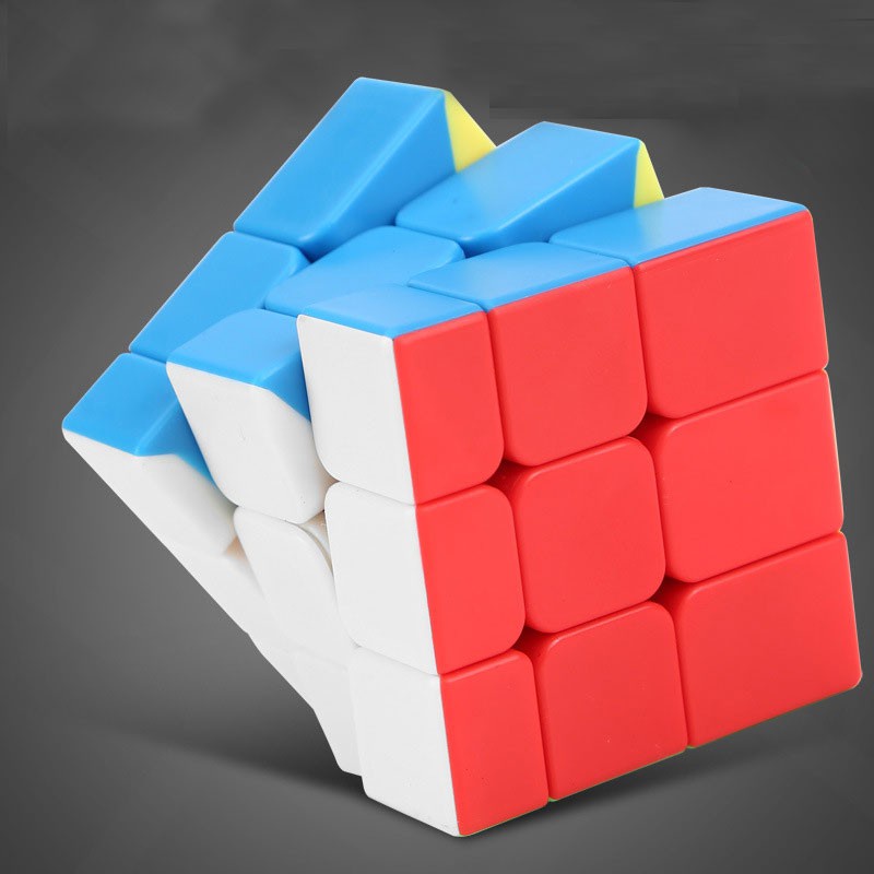 Rubik 3x3 QiYi Warrior S Stickerless Rubic 3 Tầng Không Viền và có Viền Giá Rẻ Rubic